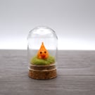 small glass wisp keepsake figure