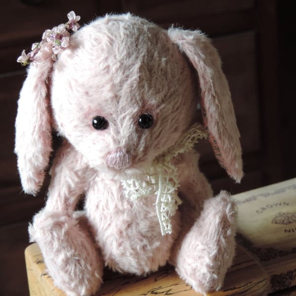 6" Hand Sewn Cute Rabbit.