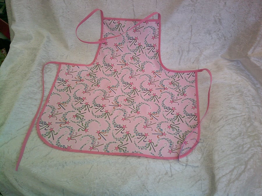 Baby Apron with Wands and Flowers