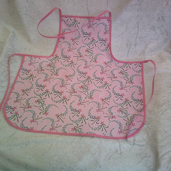 Baby Apron with Wands and Flowers