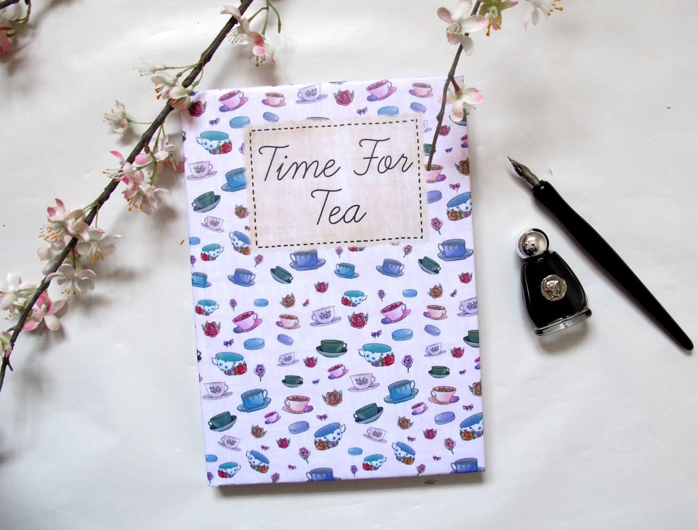 Teacup Themed Sketchbook