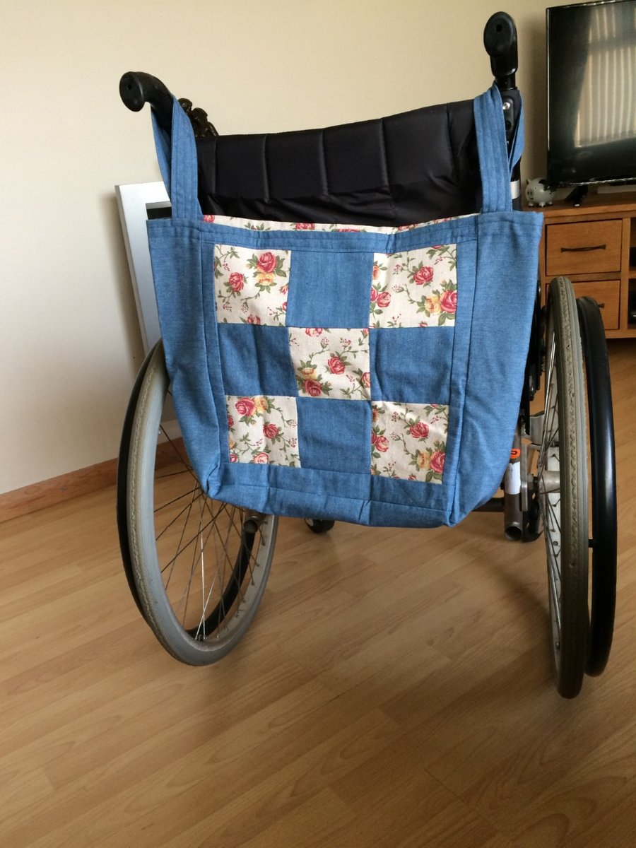 Wheel chair Shopping tote bag