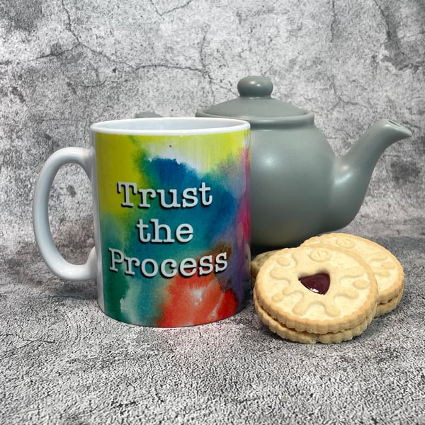 Perfectly Imperfect "Trust the Process" Ceramic Mug SAMPLE