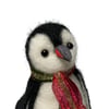 Mini Penguin, needle felted model, woollen sculpture