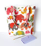 Tote Bag, Elephants - Image 2