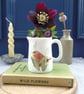 Wren and Snowdrops Fine Bone China Mini Jug - Image 1
