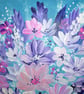 original art floral box canvas painting ( ref FA 340 R1 ) - Image 3