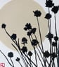 Botanical art, Garden Chives, ink shadow painting, original, handmade, signed - Image 6