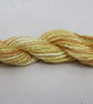 15m Natural Dye Shaded Yellow Gold Pure Silk Embroidery Thread  - Image 3