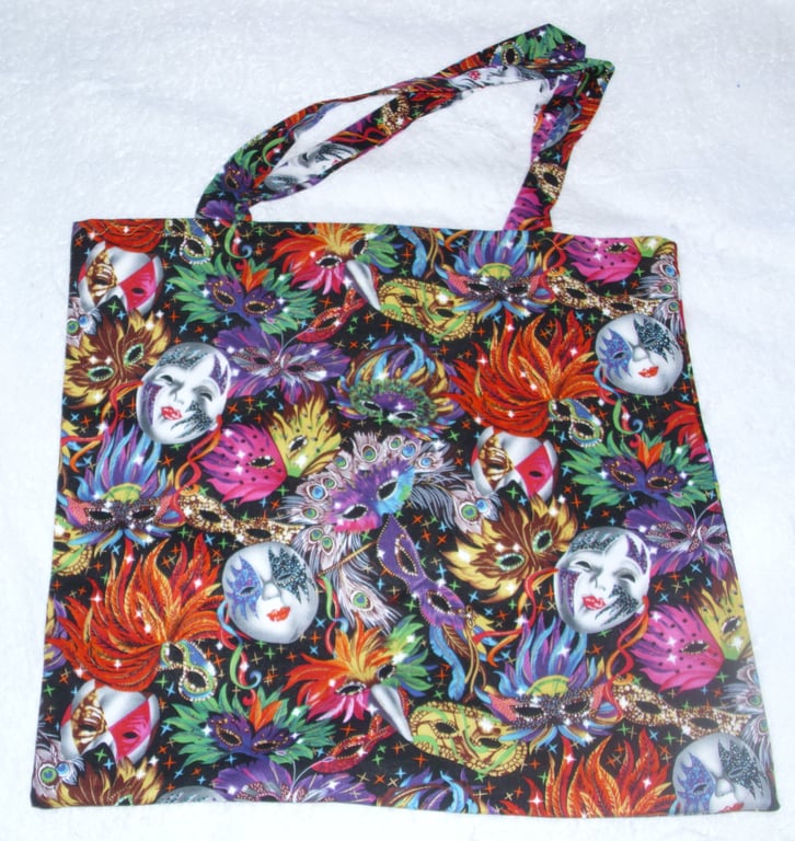 Carnival masks shopping bag , Tote bag