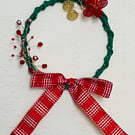 Crystal & Macrame Yule Wreath