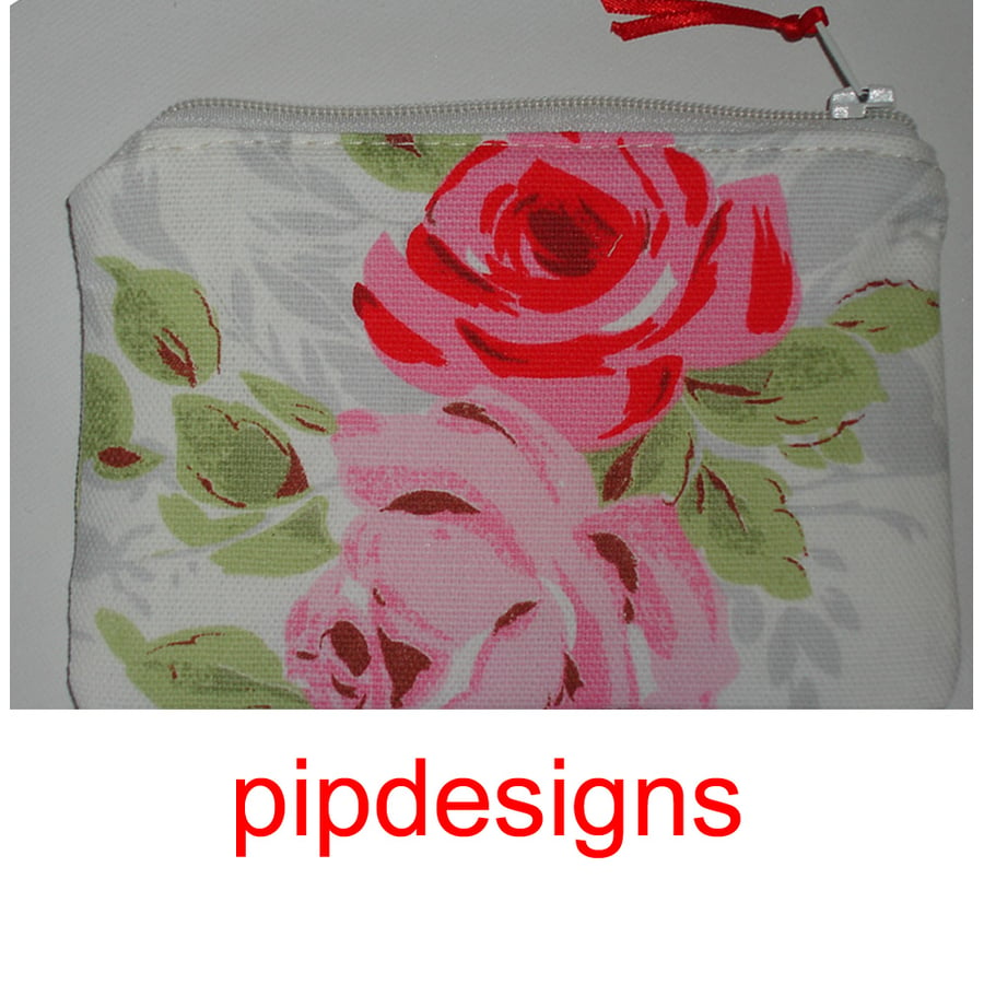 Cath Kidston Purse Classic Rose White