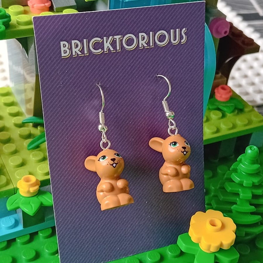 Lego Baby Bunny Earrings