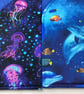 Dolphins glasses case, Jellyfish slip case, options, handmade - Image 7