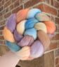 Hand Dyed Polwarth Top 113g Spinning Fibre - Back Home