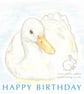 White Duck - Birthday Card - Image 1