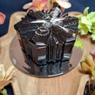 Hexagonal trinket lidded pot. Loose change, cufflinks, mens gifts