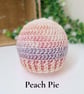 Peach Pie Crochet Baby Hat & Booties Set - Newborn & 0-3 Months - Image 5