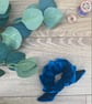 Velvet stretchy Knot Scrunchie, hair tie - Image 1