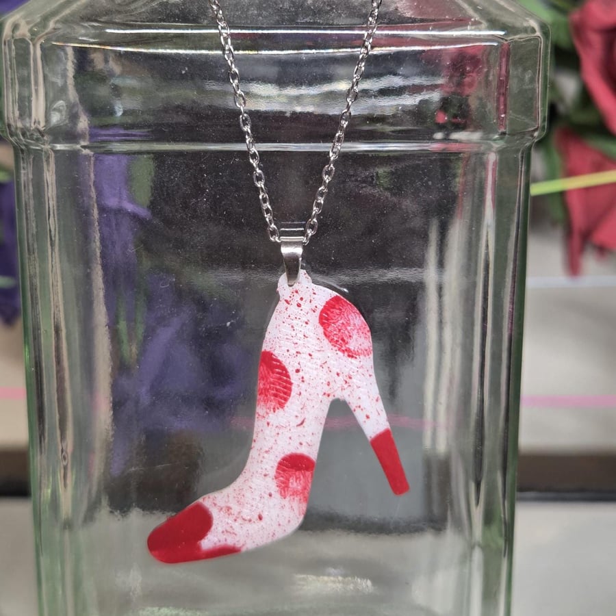 Blood heel pro wrestling Necklace: Hollywood ending jewellery AEW WWE WWF