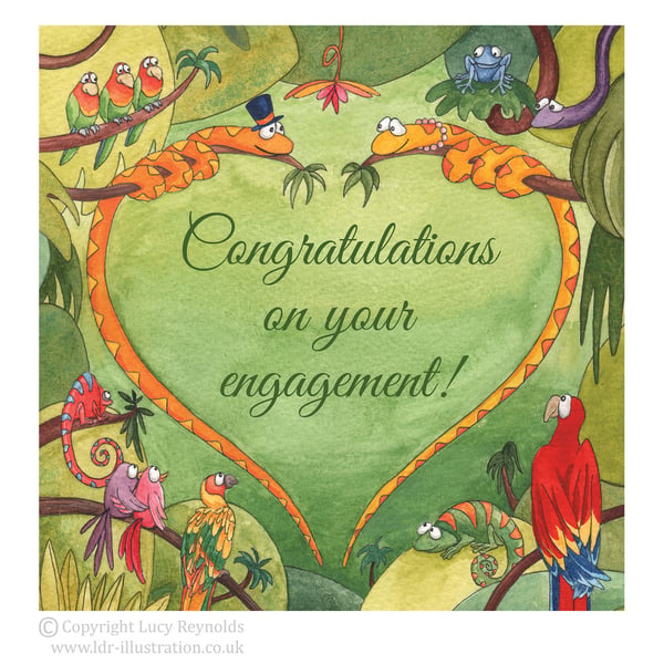 Rainforest Engagement Card