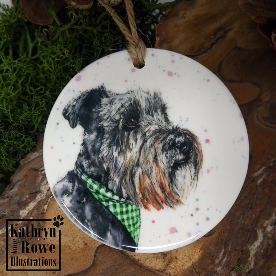 Miniature Schnauzer, Schnauzer, Schnauzer Gift, Letterbox Gift,