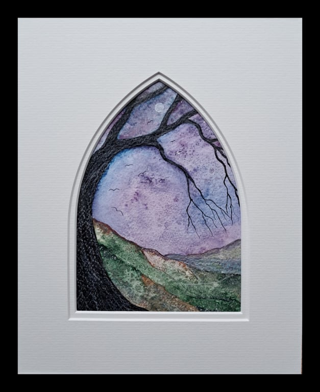 Twilight Stillness, an original painting