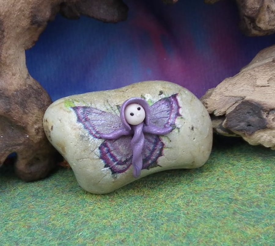 Rock Faery 'Alba' OOAK Sculpt by Ann Galvin