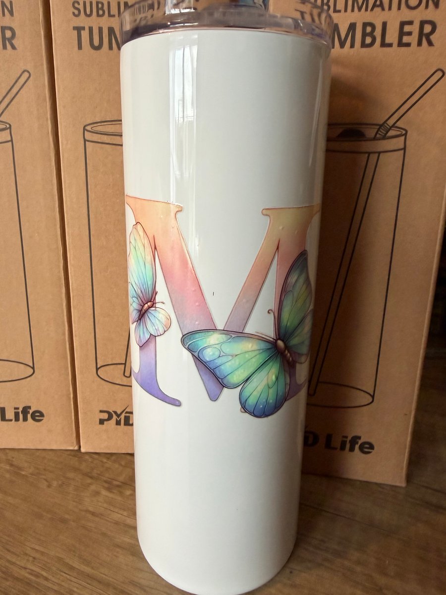 Butterfly with letter Design