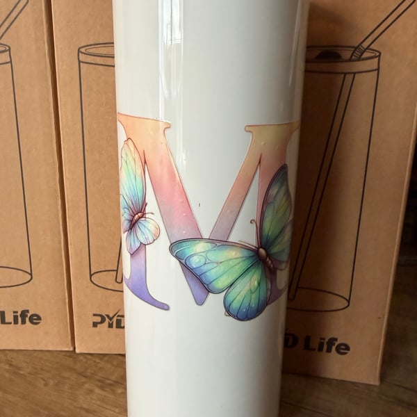 Butterfly with letter Design