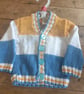 Childrens hand Knitted cotton cardigan 