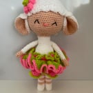 Crochet Sheep Doll Amigurumi Doll Handmade crocheted toy