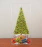 Handmade Fused Glass 'Christmas Tree' T Light Holder