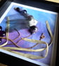 Purple Profile Beaded Dragonfly Box Frame - Image 3