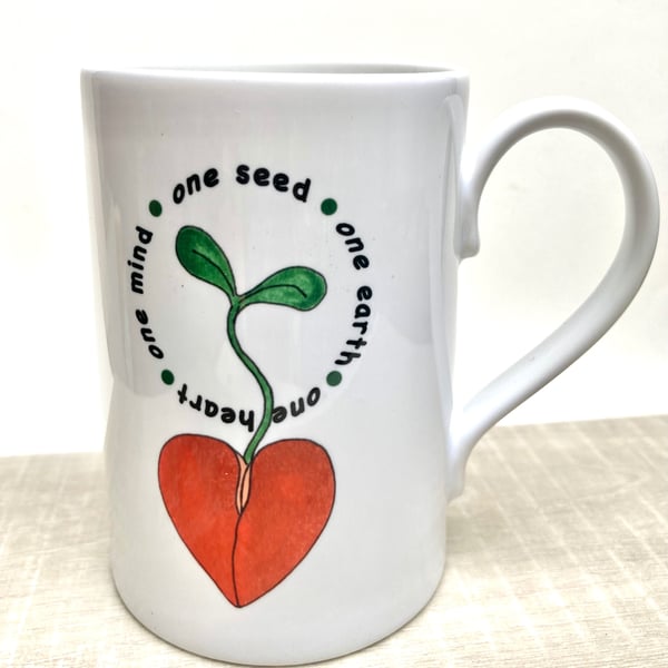 Porcelain Mug One Seed design