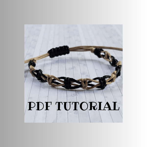 Alternate Macrame Bracelet Tutorial - macrame tutorial - craft making