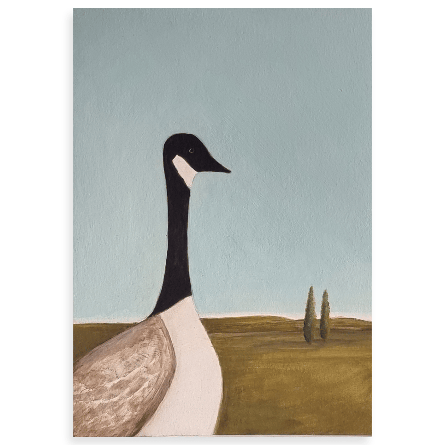 Original Goose Painting