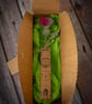 Thistle Flower Crochet Bookmark (plum colour palette) - Image 8