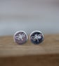 Silver Dragonfly Stud Earrings - Image 1