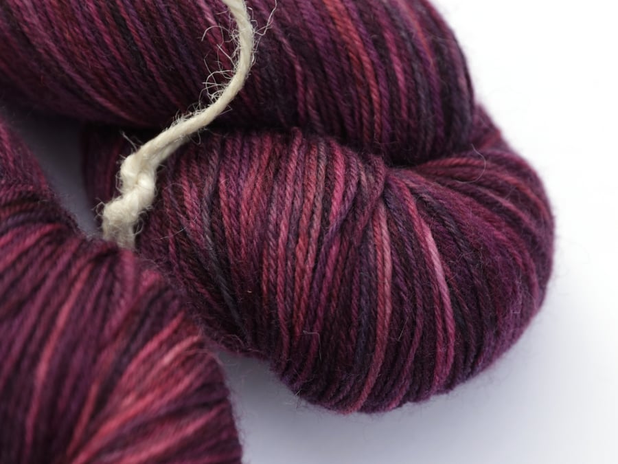 SALE: Bramble Juice - Superwash merino-nylon 4 ply yarn