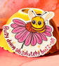 Die Cut Sticker - Busy Doing Absolutely Buzz All