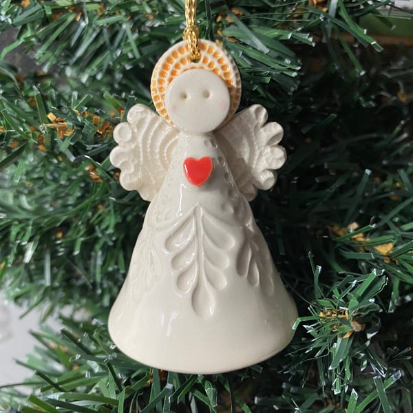 Small ceramic angel