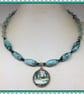 One of a Kind Hatter's Tea Party collar length necklace