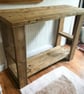 Rustic Vanity Unit Console Table Farmhouse Style THE TARRANT - Image 1