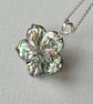 Abalone Shell Flower Necklace - Image 2