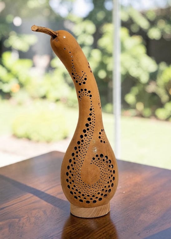 Long Swirls Gourd Lamp Night Light