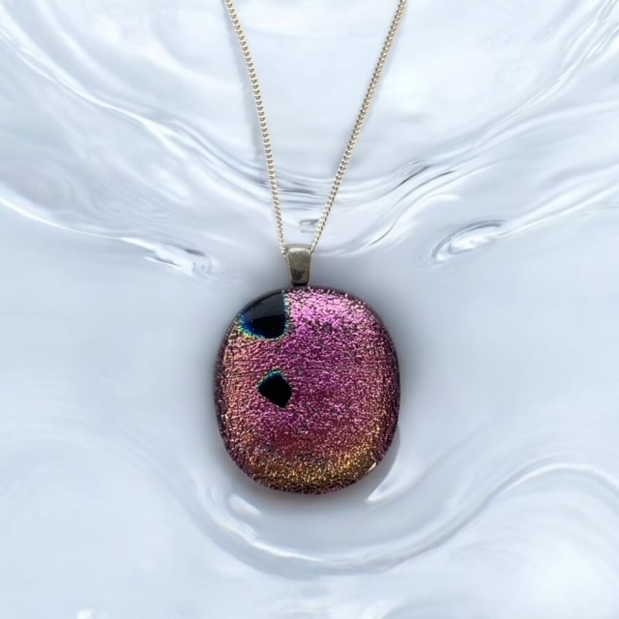 Dichroic Glass Pendant 