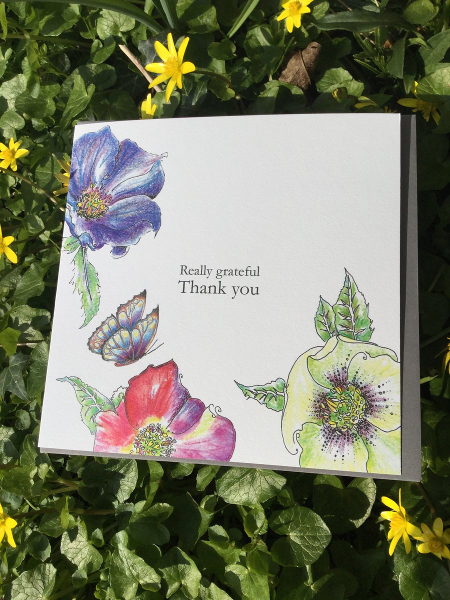 Really Grateful, Thank you Greeting Card 