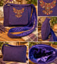 Harris Tweed Crossbody Bag woth Flying owl