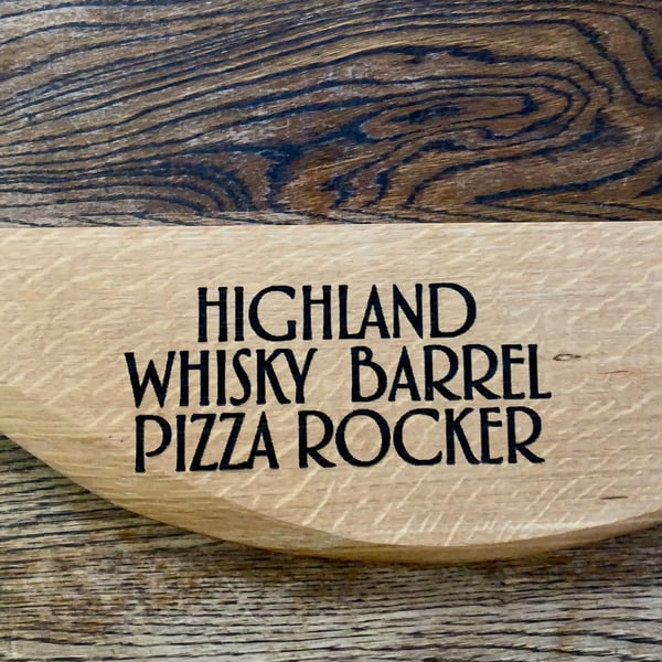 Oak Whisky Barrel Pizza Rocker